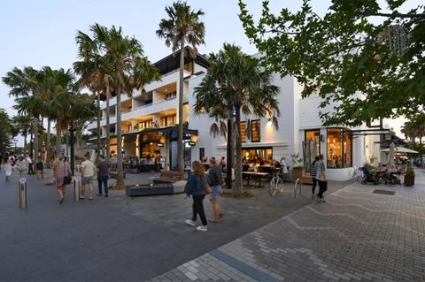 People walking in Cronulla CBD