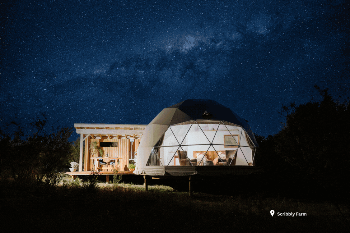 Rotating banner with unique accommodation throughout New South Wales