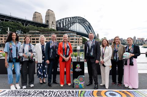 Netball World Cup event on Sydney Harbour